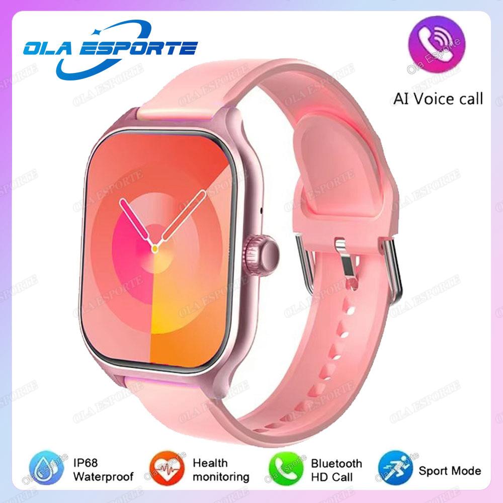 New Smart Watch 2.01" HD Display Bluetooth Call Message Preview Sports Modes DIY Dial Weather Forecast Smartwatch Men Women
