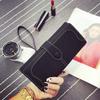2025 Korean Style Retro Long Zipper Wallet - Women's Frosted Purse & Phone Holder