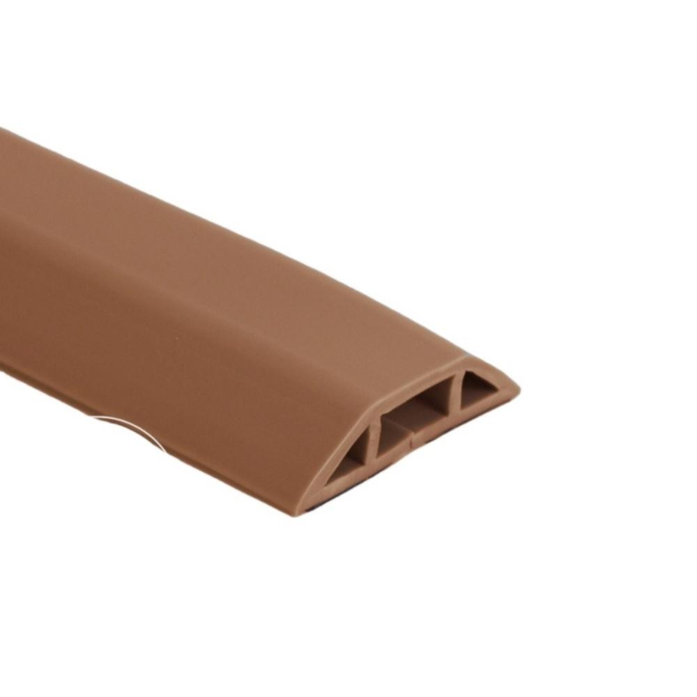 1pc 3meters/118.11in Floor Cord Cover Self-Adhesive Power Extension Wiring Duct Cable Protector Home Outdoor Wire Organizer