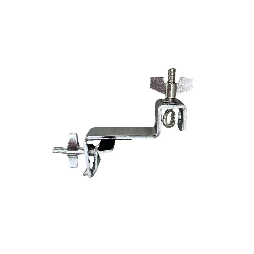 Multifunctional Drum Rack Sound Clamp: Silver & Black