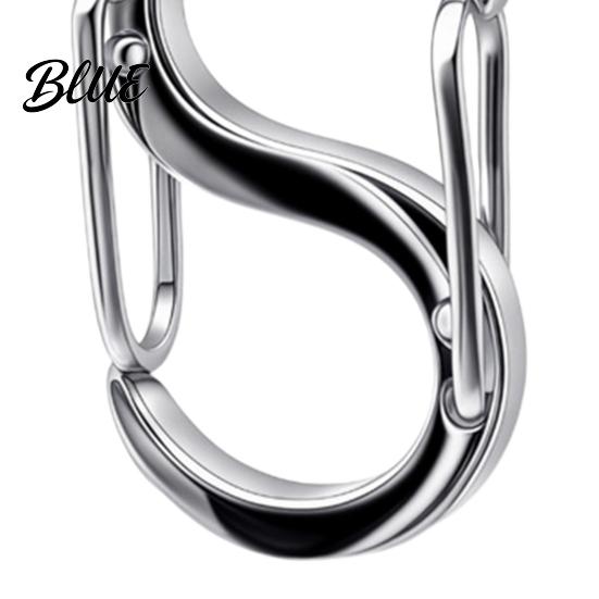 Necklace Closure Stainless Steel Clasp S-shaped Hook Clip Connector DIY