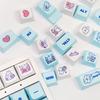 Keycaps Set 138 Keys XDA Profile PBT Dye-Sublimation for Mechanical Gaming Keyboard -MX Hes Keypad