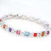 Ladies Elegant Square Crystal Bracelet