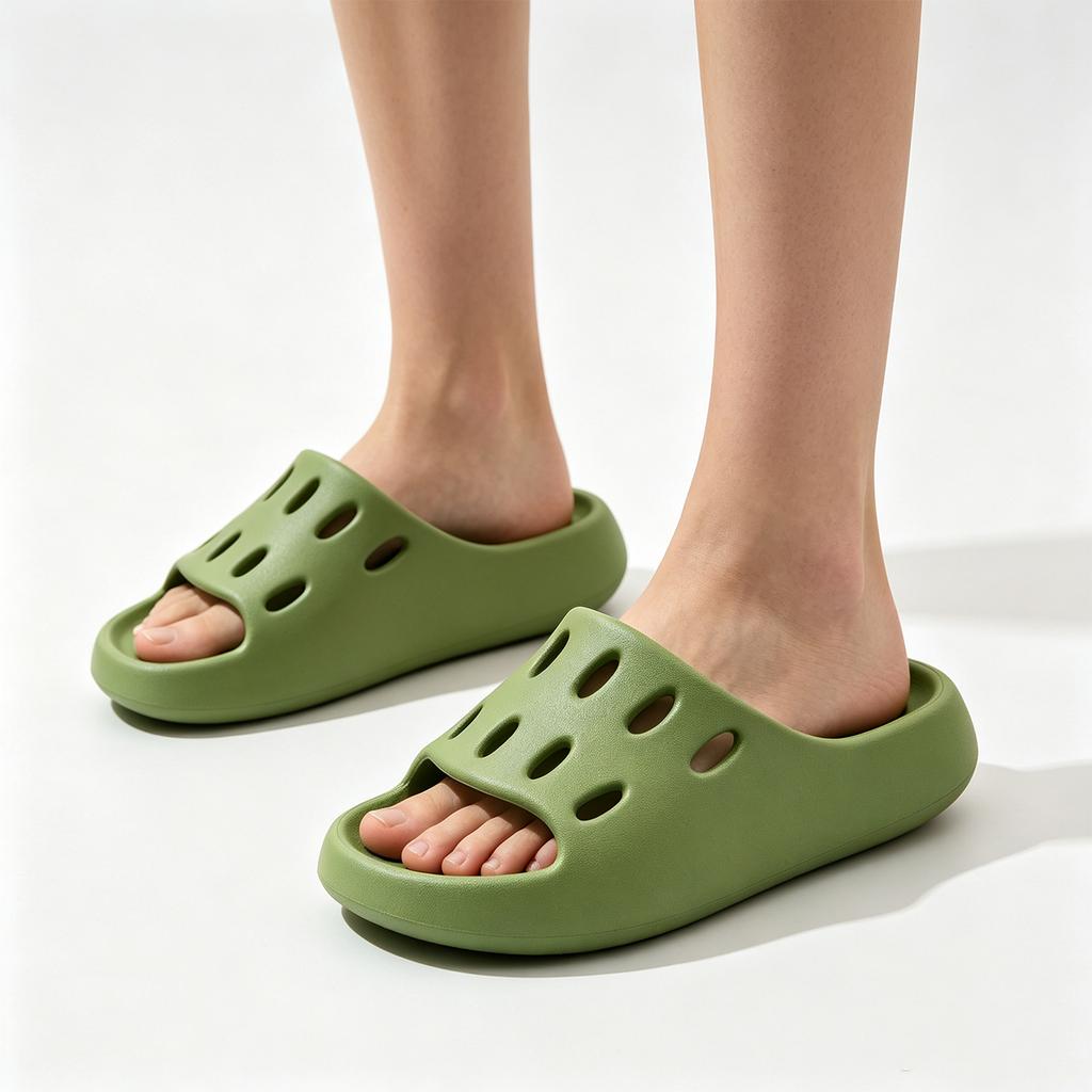 Women's Quick-Dry - Thick Bathroom Slippers with Drainage Holes for Indoor Home