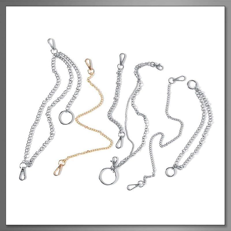 [Buzz Selection] Wallet Chain Chain Belt Key Ring Simple Fashionable Men's Ladies AC170(A6)