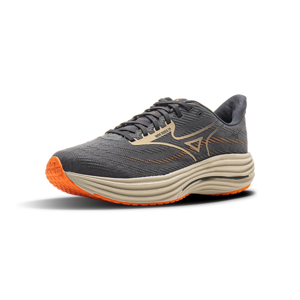 Mizuno Wave Rider 29 Sand Orange Men Sneakers Grey J1GC250310