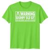 Unisexs Grumpy Old Git Funny Fathers Day TShirt Tee Best Dad Ever Papa Life 1FD