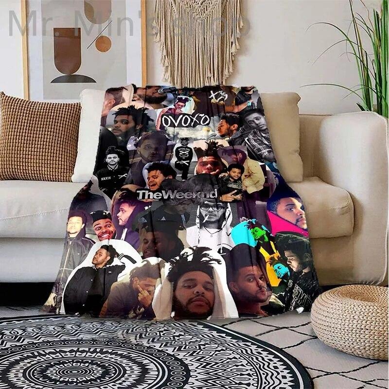 

The Weeknd - Manta for the Singer The Weeknd Print Blanket Home travel blanket throw blanket thin blanket Warm blanket