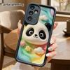 Phone Case: 2D Flat, Suitable for Samsung Galaxy A34 A35 M05 M06 S20 S22 S21 FE Plus 5G, Rainbow Panda Theme, Perfect Christmas and Halloween Holiday 