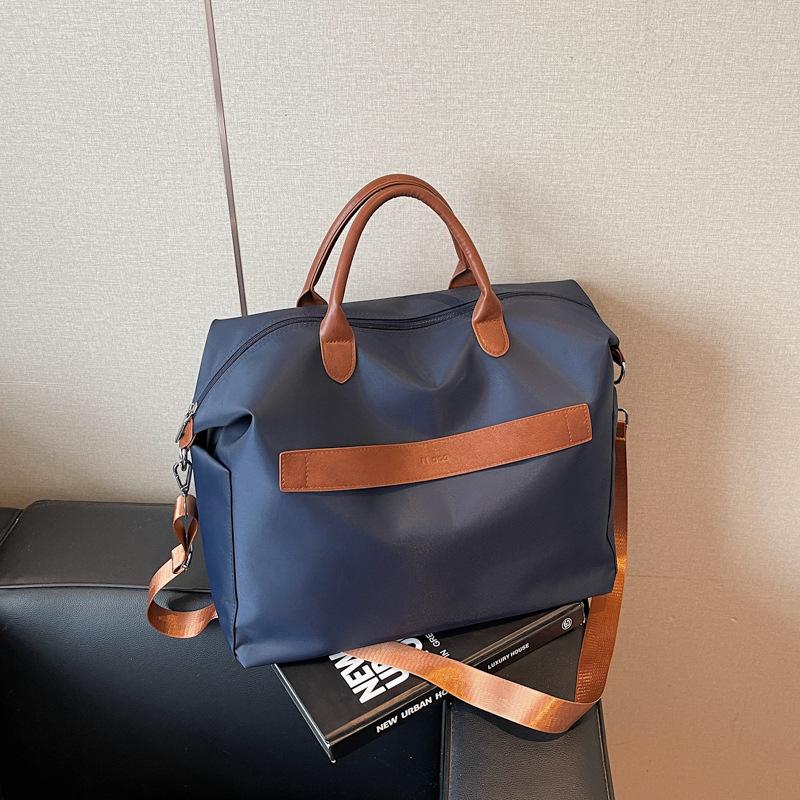 Cloth bag women's large-capacity new summer versatile simple messenger bag portable student class tote bag