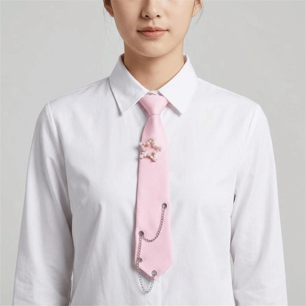 Choker Lange Krawatte Koreanischer Stil Hemdkrawatte Elegante Stern Krawatte Kinder
