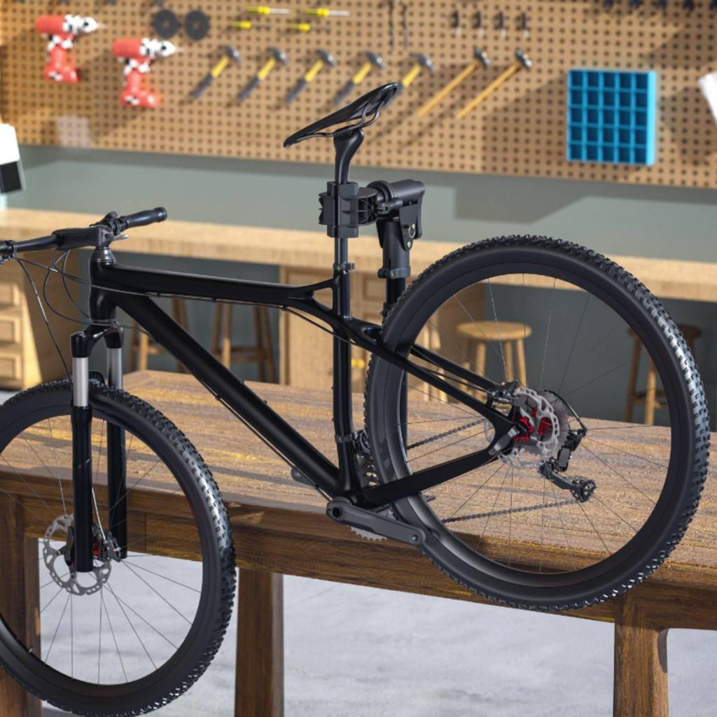 Desktop Bike Repair Stand Degree Rotation Cycle Support for Workshop