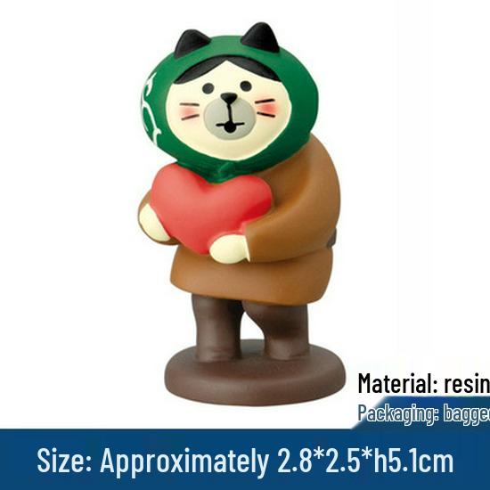 ZAKKA Miniature Resin Strawberry Desserts & Japanese Props - Cat Toys & Small Ornaments