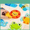 Wooden Animal Themed 3d Puzzle Blocks For Baby Early Education And Cognitive Development