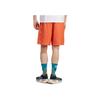 Adidas Solid Color Elastic Mid-Waist Straight Casual Shorts Men Bottoms Orange HR4259