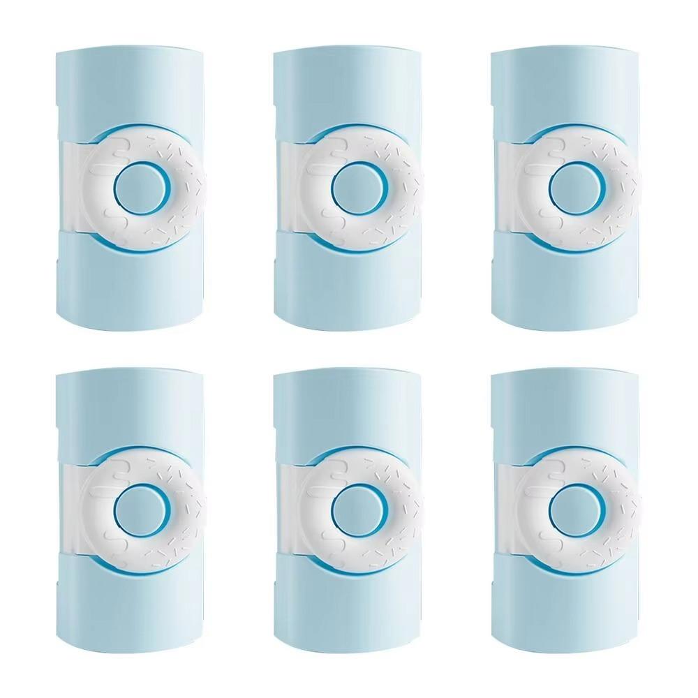 

6pcs Invisible Donut Shape Bed Sheet Fixing Clip Pinless Non-slip Bed Sheet Holder Bedsheet Fastener Quilt Fixing синій