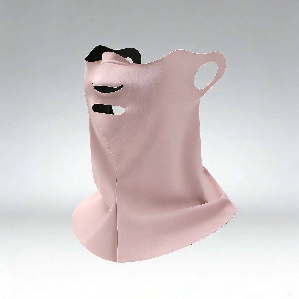 Polyester Face Sun Protection Elastic Breathable Sunshade Mask Daily Neck Sunscreen Mask  Summer