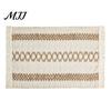 Holiday Table Decorations for Christmas Boho Runner with Tassels, Cotton Linen Rustic Runner, Striped Linens Tassels Farmhouse Home Party Bridal