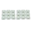 18 Pcs/set Self-sticking Organizer Securing Clip Network Cable Finisher Data Line Fixed Wire Clip