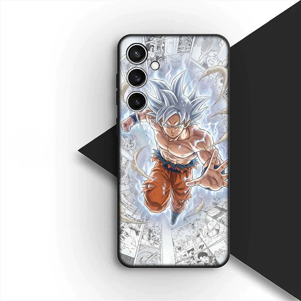 Cover for Samsung Galaxy S25 S24 S23 FE Ultra Plus S7 Edge S25+ S23+ A56 5G Case Dragons Gokus Balls DragonBalls Vegeta Super