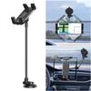 Suction Cup Dashboard Phone Tablet Holder Long Arm Truck Window Phone Stand Universal Gooseneck Phone Bracket for Tablets Phones