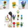 Rose Sunflower Daisy Building Blocks Model Toy Kids Gift – Decorate Surprise