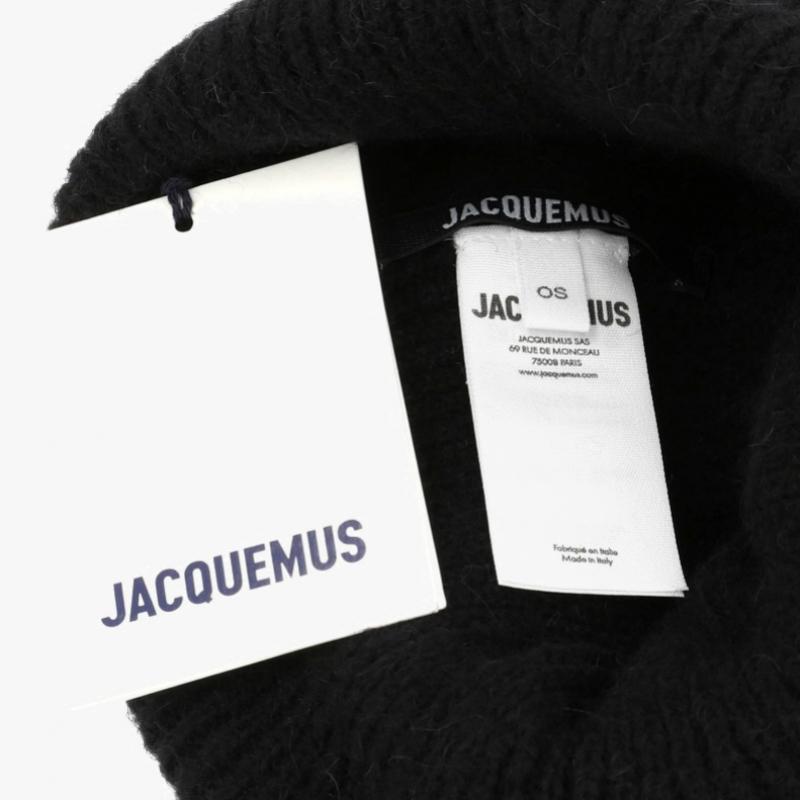 Jacquemus Le Bon Gross Grain grosGrain Logo Beanie Acu00666ak00227