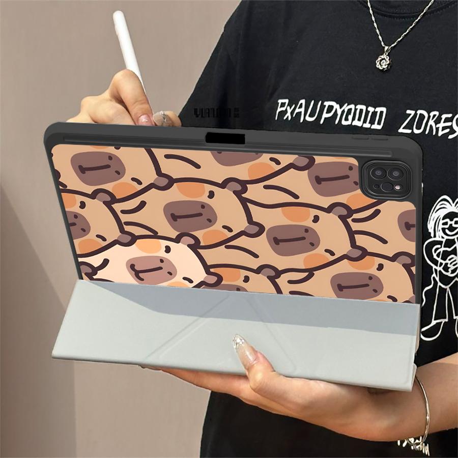 Tablet Case For iPad Pro 11th 10th 9th 8th 7th 12.9inch Pro 2025 Mini 6 7 Air 4 5 M3 M2 1 2 M4 11inch Holder Cover Guinea Pig