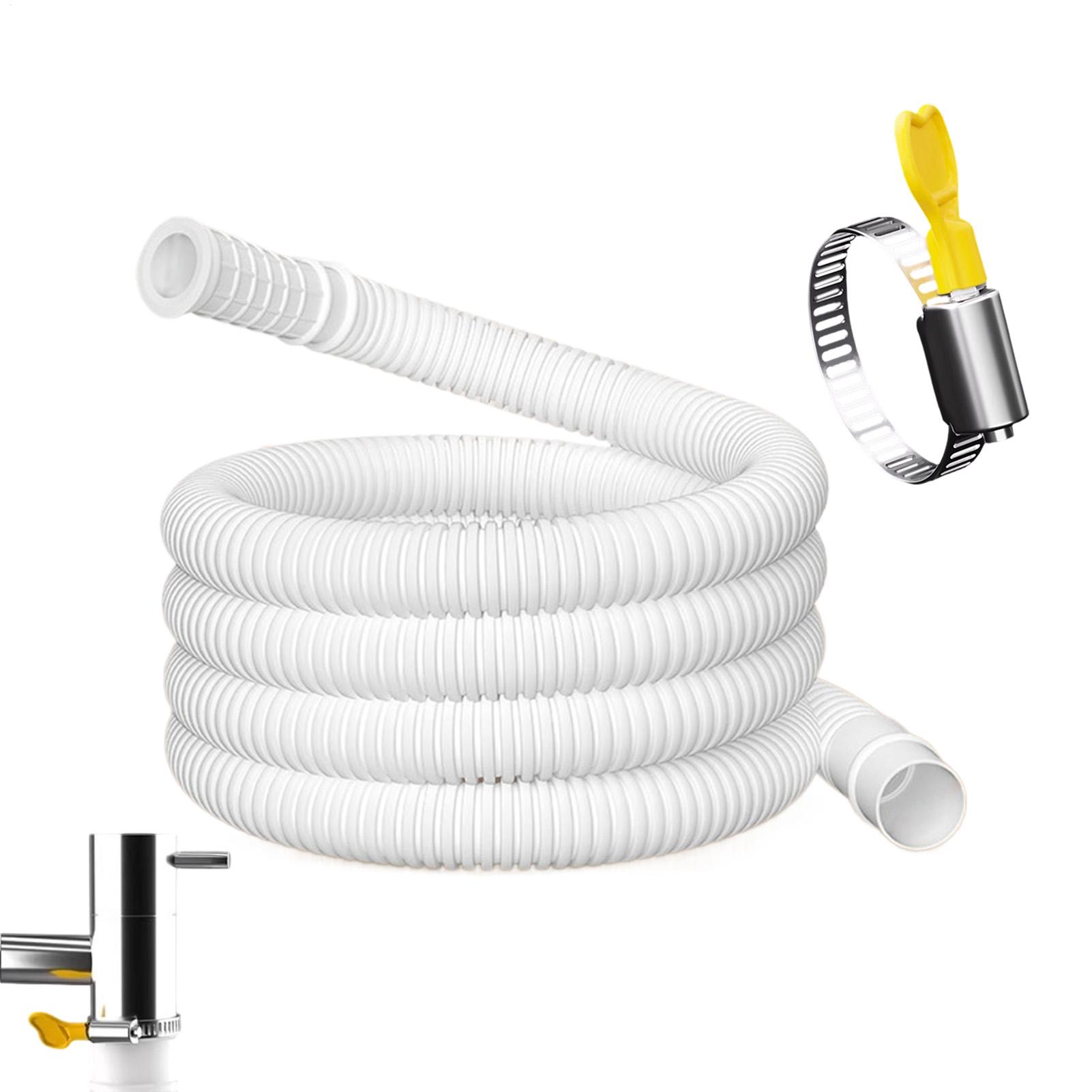 Universal AC Drain Hose 6.56FT Length Washing Machine Duct With Clamps 17MM Inner Diameter AC Drain Tube Extension China Mainland