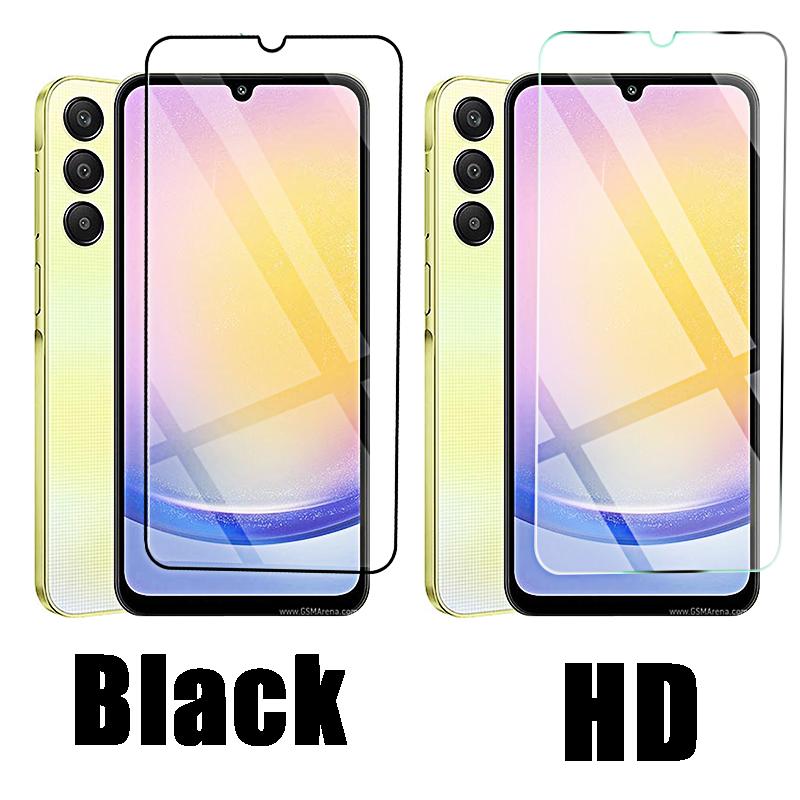 4 pçs vidro temperado para samsung a25 a15 a05s a54 a34 a24 a04s a73 a53 a33 5g a13 4g em galaxy protetores de tela película protetora