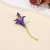 Fashionable Brooch Artistics Daffodil Pattern Alloy Jewelry Accessory for Any Occasion
