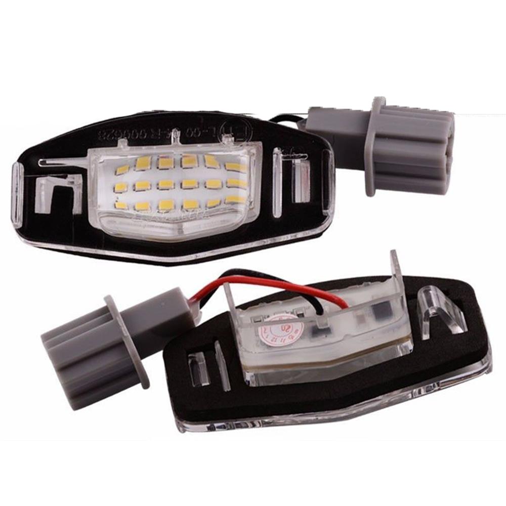 2x 18 LED License Plate Light Direct Fit For Honda Civic Accord