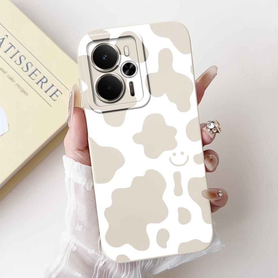 For Realme 14 14T 5G Phone Case New Design Aesthetic Panda Cat Cartoon Back Cover Liquid Silicone Bumper Camera Protection Cases