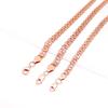 585 Purple Gold Fashion Light Luxury Bracelet, The Same Plate Chain Bracelet For Men And Women, Rose Gold-Plated Jewelry.