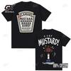 Kendrick Lamar Senf T-Shirts Unisex Harajuku Hip Hop Kurzarm Beliebte Musik T-Shirt Herren Freizeit T-Shirt