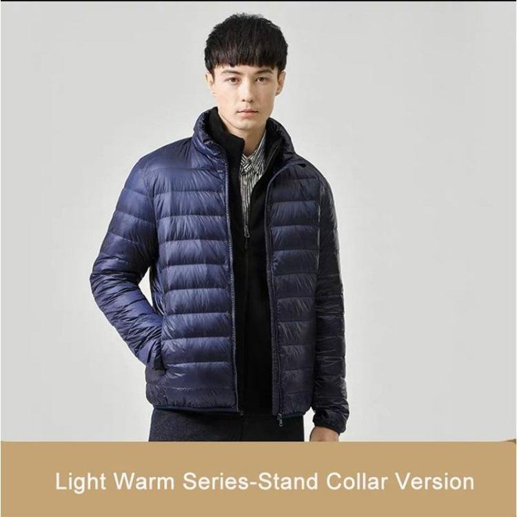 

Men Plus Size Ultra Lightweight Packable Down Coat Windproof Waterproof Soft Comfortable Jackets New M