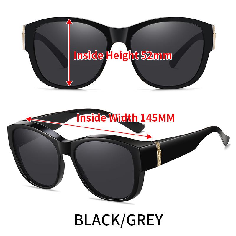 

New Women s Polarized Sunglasses Cross Border Hot Selling Myopia Driving UV Protection Large Frame Glasses