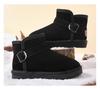 2025 Winter Children's Slip-On Snow Boots, Plus Velvet, Thickened, Soft Sole - Boys & Girls