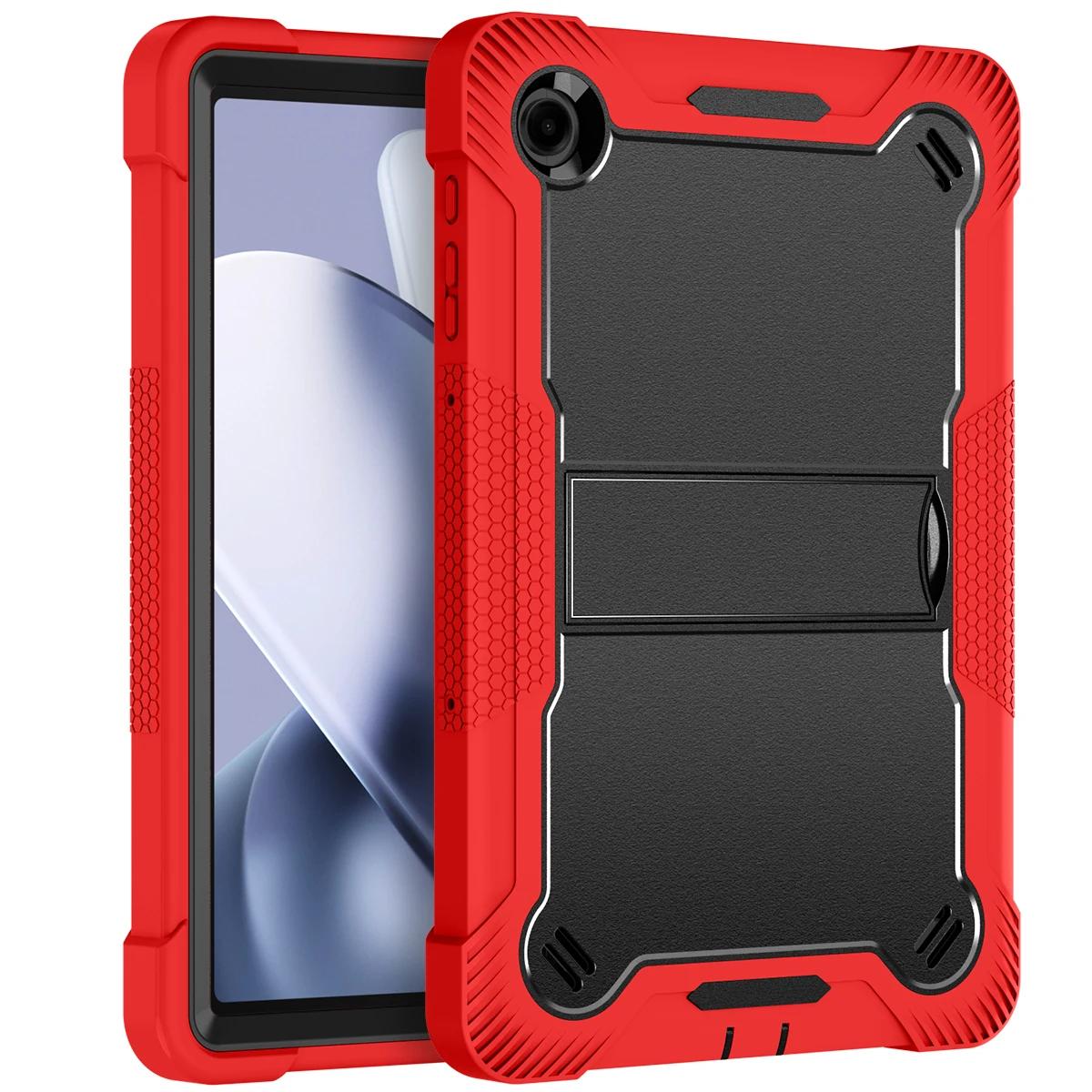 Armor Case voor T-Mobile Revvl Tab 2 10.1 Inch Tablet Stand Cover voor Revvl Tab2 5G 10.1  Ingebouwde Kickstand PC Siliconen Case Revvl Tab2 10.1 2025