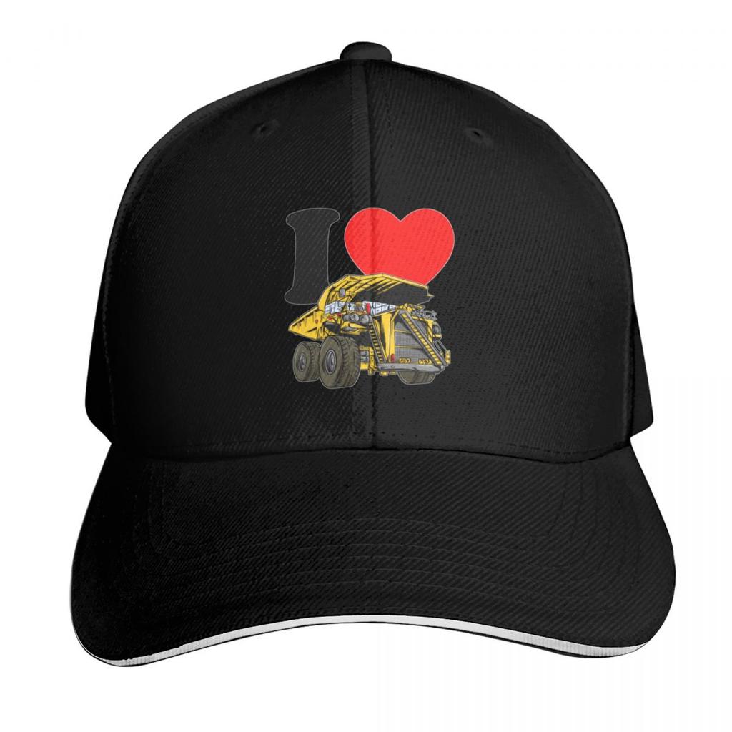 I Love Dump Truck Baseball Cap Luxury Women Cap Brand Unisex Cap Streetwear Fishing Caps Unisex Hats For Women Unisexs