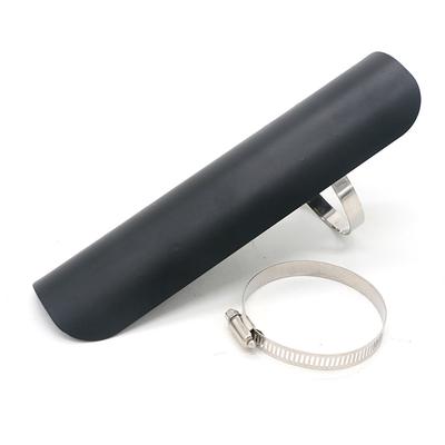 Black Motorcycle Exhaust Pipe Heat Shield Muffler Cover