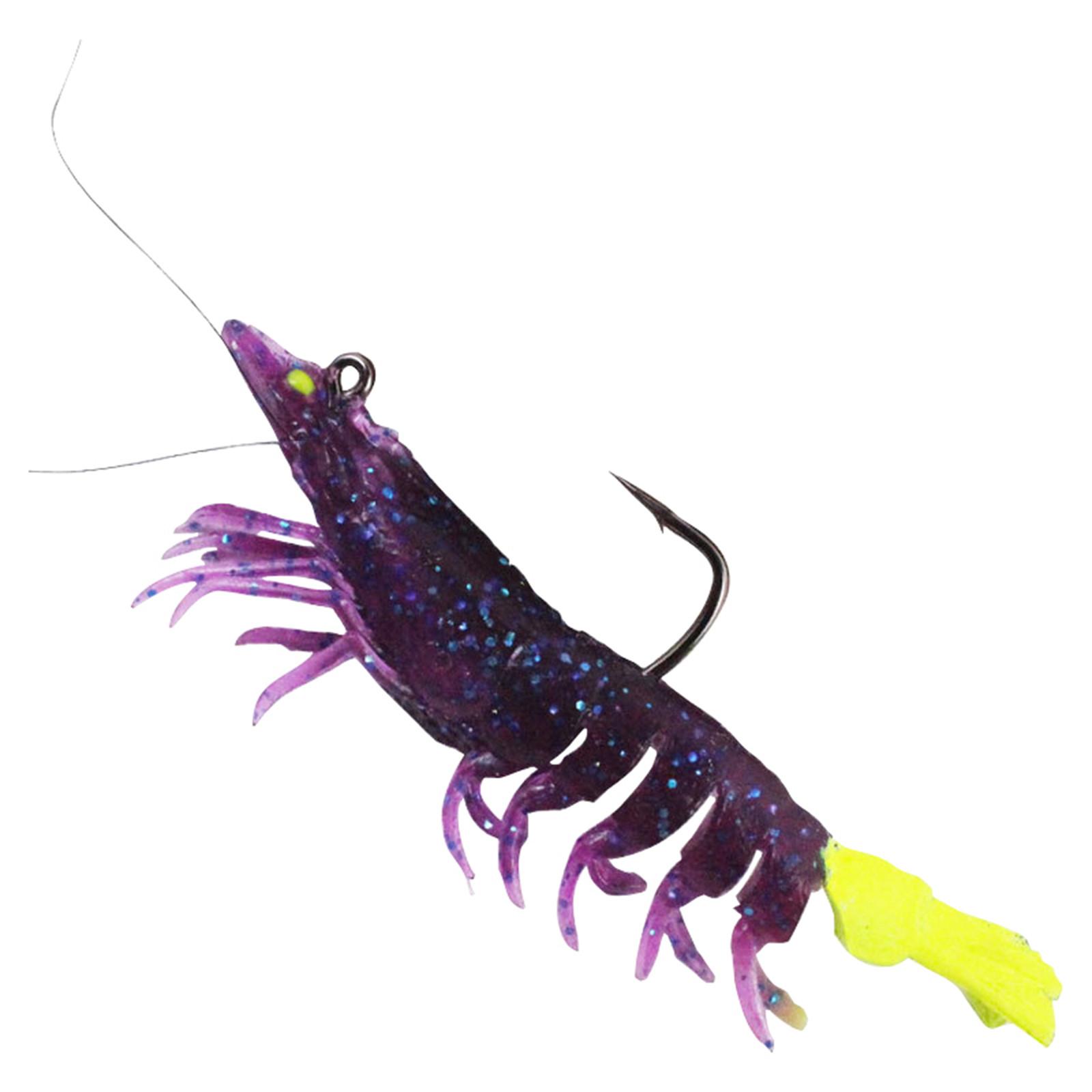 

Рыболовные поддельные креветки Креветки Поддельные креветки Предварительно оснащенные рыболовные приманки - Мягкие поддельные креветки, окунь, форель, реалистичные креветки, раки, свимбейт One Size