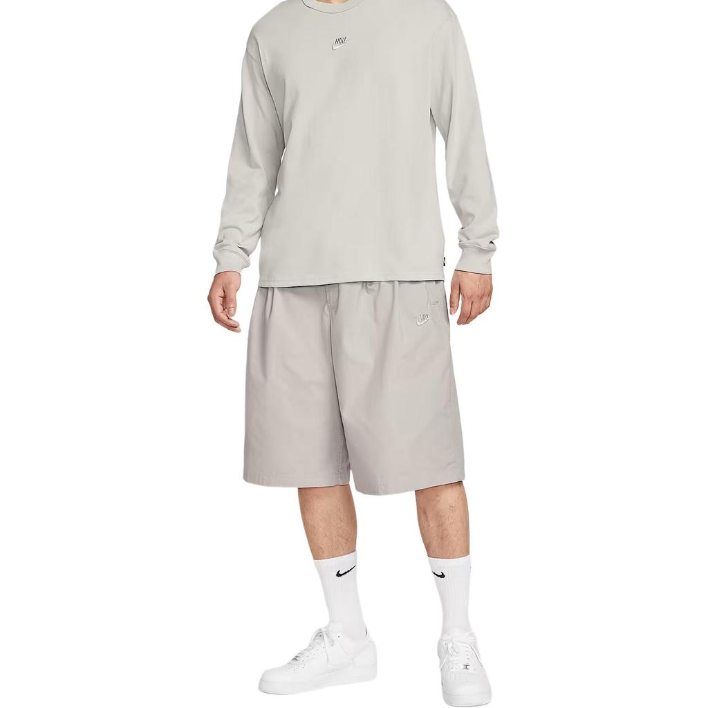 New Nike Club Casual Shorts Men's University Gray/University Gray HJ2541-009