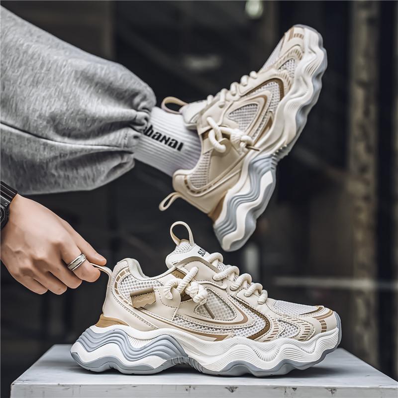 Fashion Platform Sneakers for Men Fashion New Casual Shoes Luxury Tennis Shoes for Men Breathable Sport Running Shoes Zapatillas Hombre