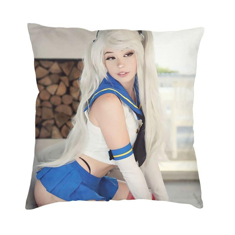 

Belle Delphine Наволочка 45x45 см Домашняя декоративная симпатичная Shimakaze Azur Lane Косплей-стул Подушка Квадратная наволочка