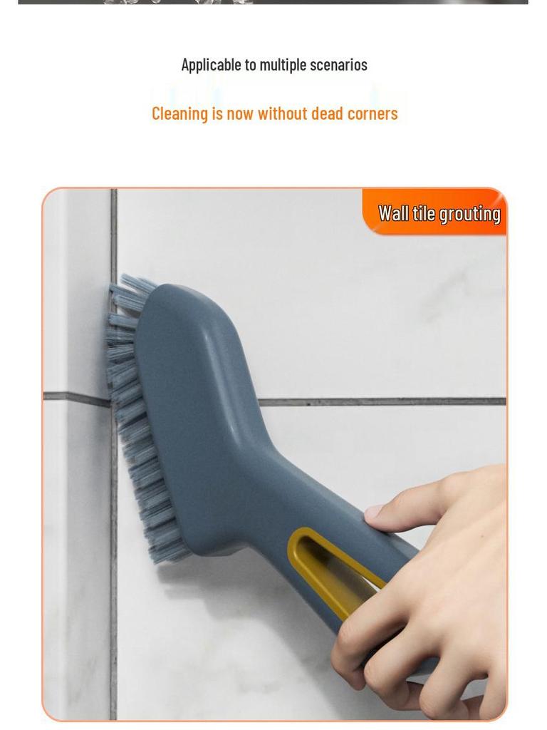 Powerful Tile & Corner Cleaning Brush for Kitchen & Bathroom
