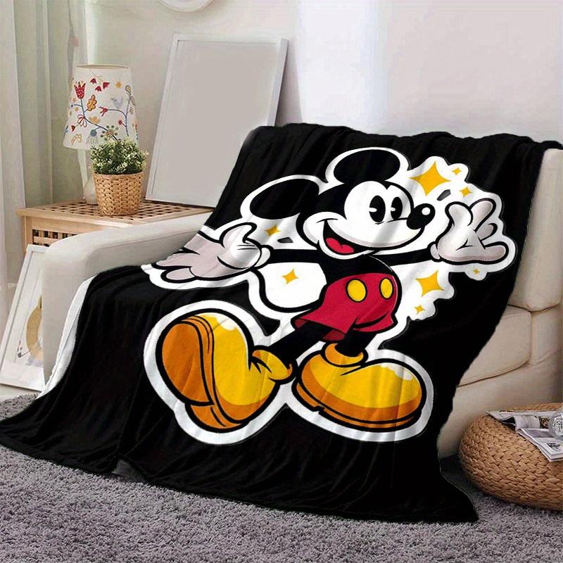 1pc Mickey Printing Blanket - Soft, All-Season Throw for Living Room, Bedroom,Personalized Gift with Adorable Cartoon Design