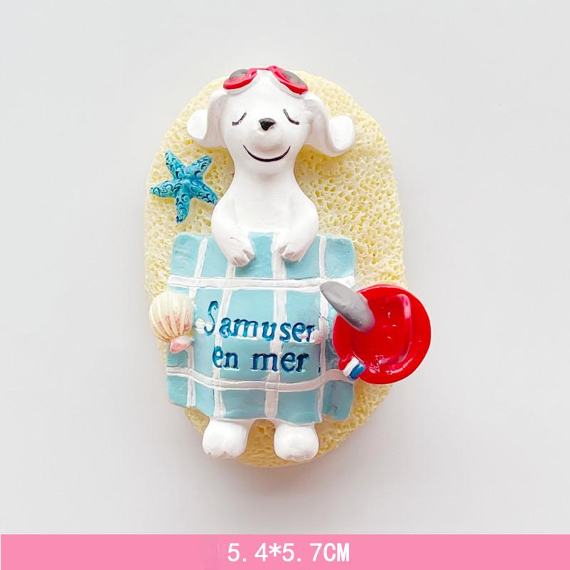 Kawaii Korean Style Dog Fridge Magnets Wedding Gifts Home Decor Fridge Stickers Children Toys Festival Gifts Blackboard Stickers