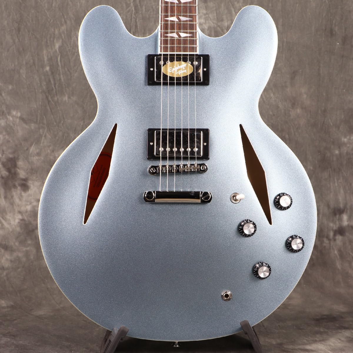 

by Gibson Custom Dave Grohl Pelham Blue Dave Grohl Epiphone/Inspired DG-335 ES-335 [S/N 24041510095]