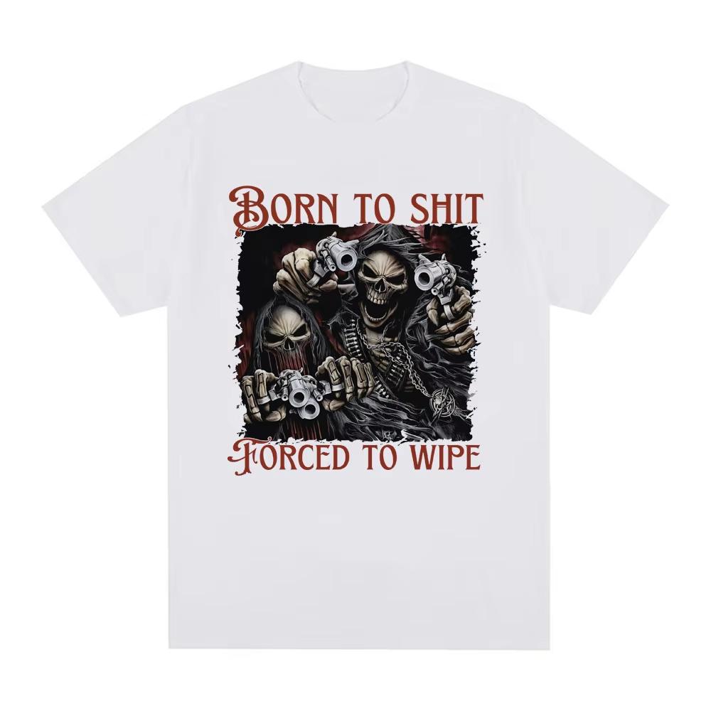 T-shirt Classici Film Horror Silent-Hill e Resident-Evil Nera Taglia L Traspirante Top Moda Estiva da Strada